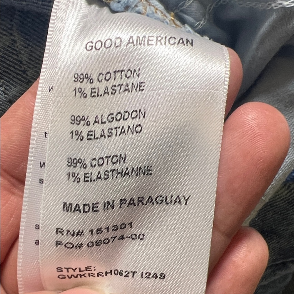 Good American Light Blue Straight Leg Jeans size 6/28 - Picture 4 of 12